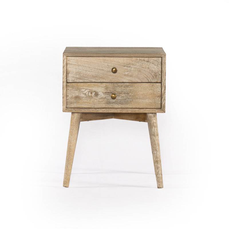 Wildon Home® Mango Wood Nightstand Wayfair